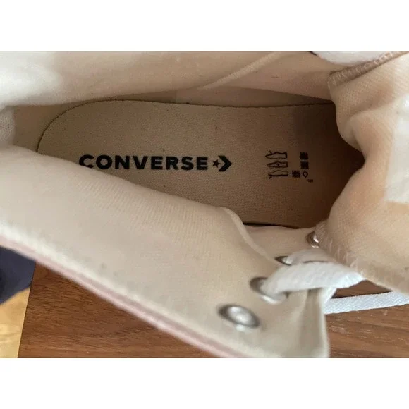 Converse Chuck Taylor All Star High Top Pale Pink Canvas Sneakers Womens 11 - Picture 5 of 5